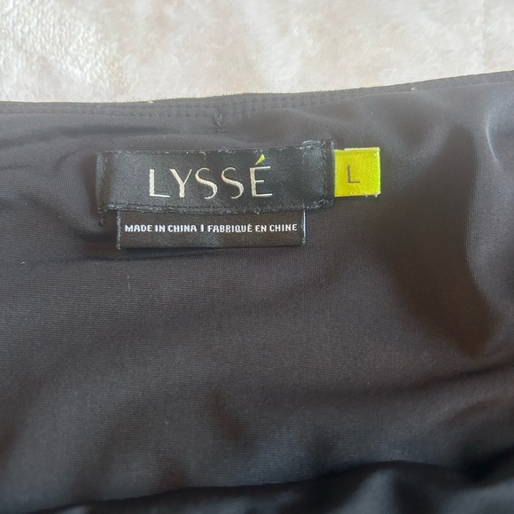 Black Knee-length A-Line Skirt for Work size L - Picture 3 of 6